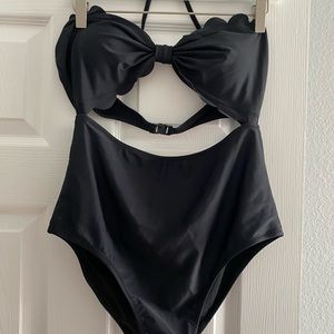 NWT Black One Piece Swimsuit